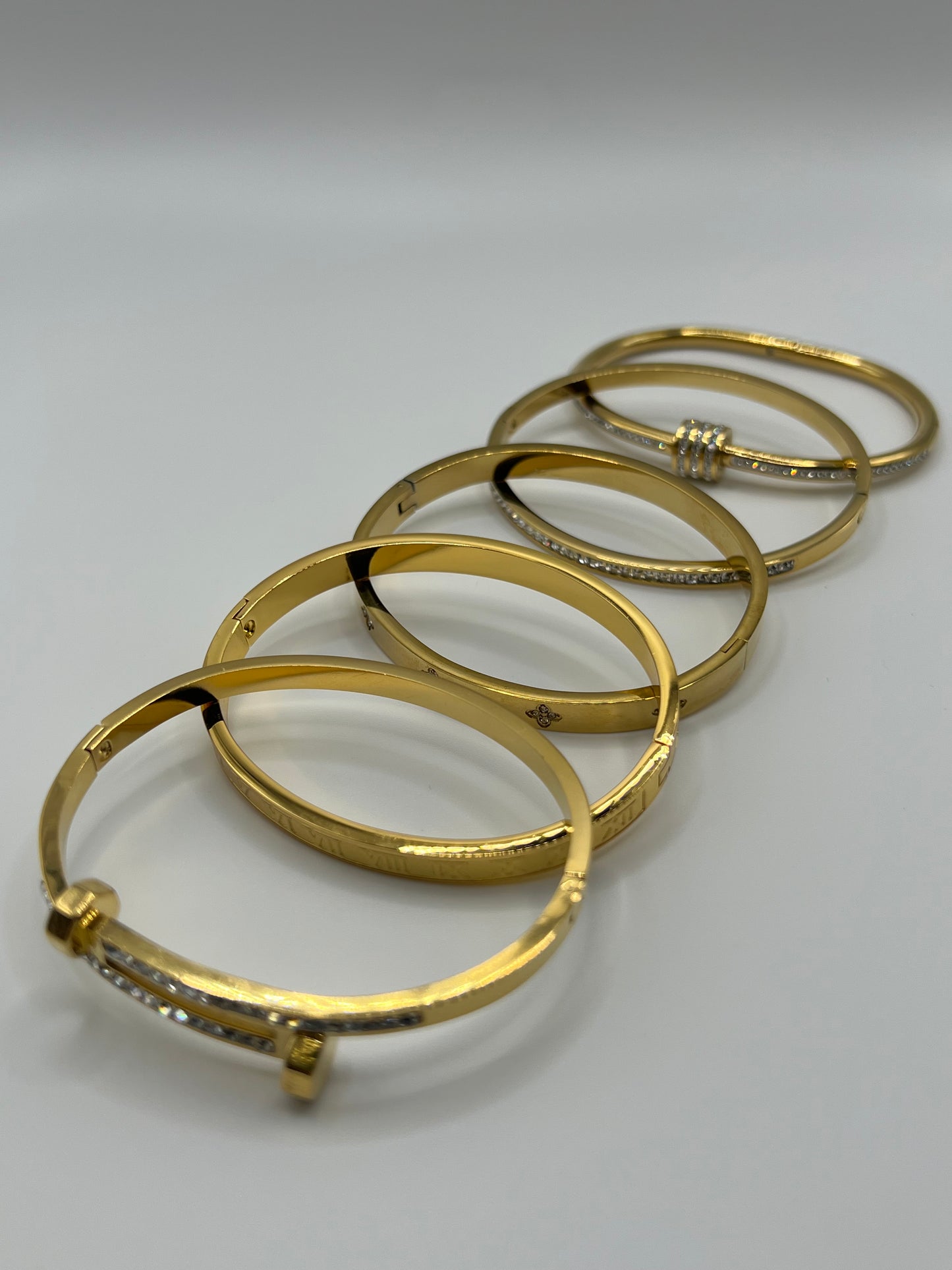 Edelstahl Armbänder 5 er Set